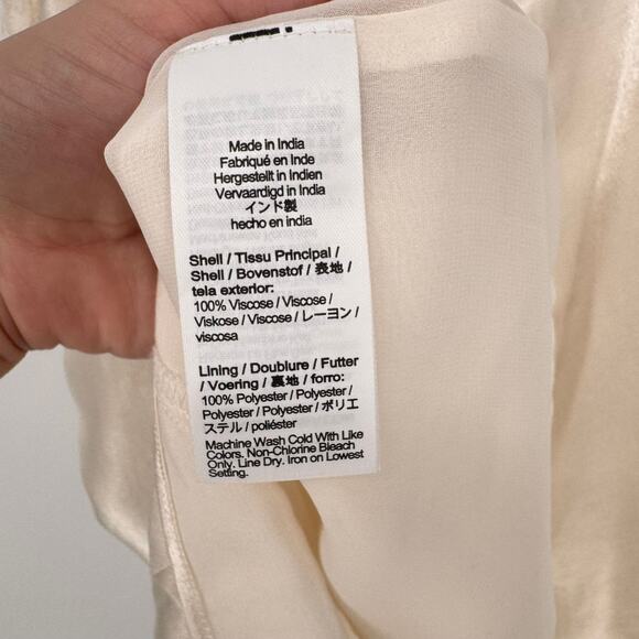 NWT J.Crew Collection Rosette Halter Top in Luster Crepe 2XL Bridal Minimalist - Picture 8 of 8